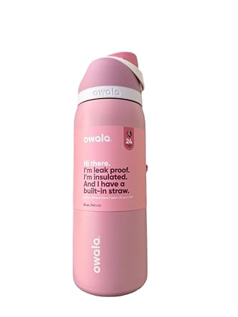 Owala, Bottle Freesip Rosy Dreams 32 Ounce