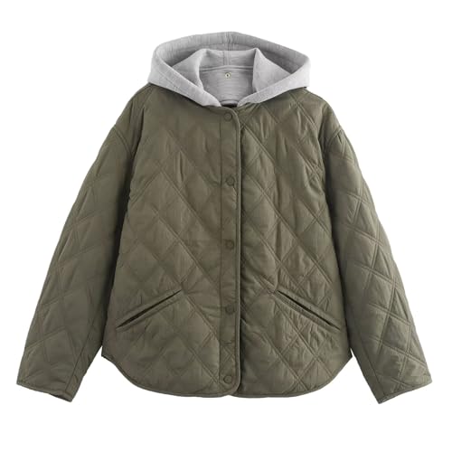 Manteau d'hiver femme long veste mi-saison rembourrée en coton