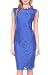 Stanzino Cocktail Dress / Women's Sleeveless Lace Dresses for Special Occasions,Blue,Medium