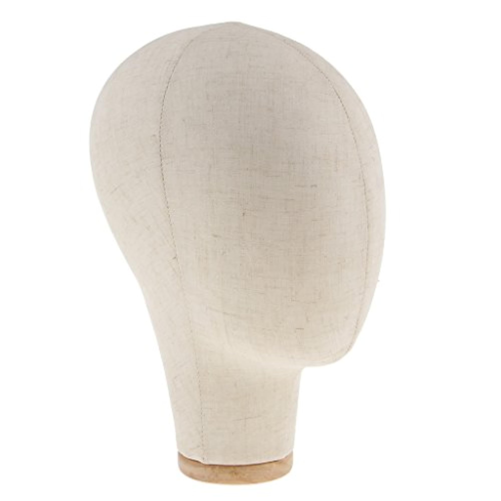 LOSA Mannequin Canvas Block Head Wig Display with Mount Hole