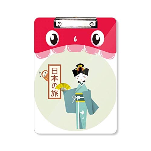 Porte-bloc traditionnel japonais rigide A4 pour écrire debout sans table