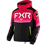 FXR Black/Raseberry Fade/HiVis Childs Helium Jacket Warm Thermal Flex Durable - 8