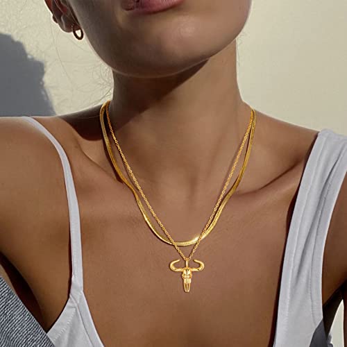 GOLDCHIC JEWELRY Zodiac Constellation Charm Necklace for Women, Gold Horoscope Astrology Pendant Necklaces Birthday Gifts2