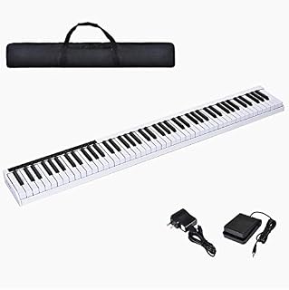 Costzon 88-Key Portable Electronic Piano, with a Handbag, 88-Key Full Size Digital Piano