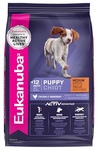 Eukanuba Puppy Medium Breed Dry Dog Food, 16 lb