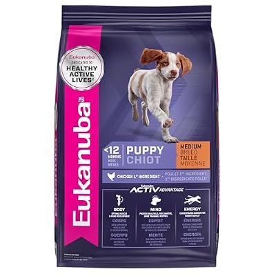 Eukanuba Puppy Medium Breed Dry Dog Food, 4.5 lb Bag