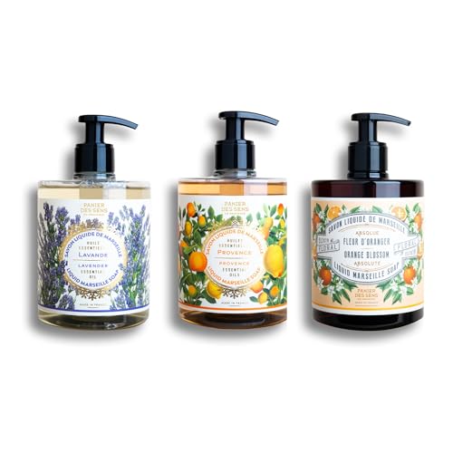 Panier des Sens Lavender, Citrus & Orange Blossom Liquid Hand Soap Trio, 3 x 16.9 fl oz image 5