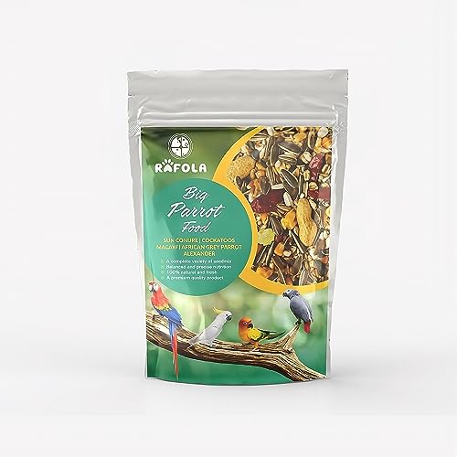 Big Parrot Food-Premium Bird Food Granule For Exotic Birds For All Life Stages(1 Kg Bag) Long-Lasting Nourishment And Optimal Health High-Variety Formula Mix Blend