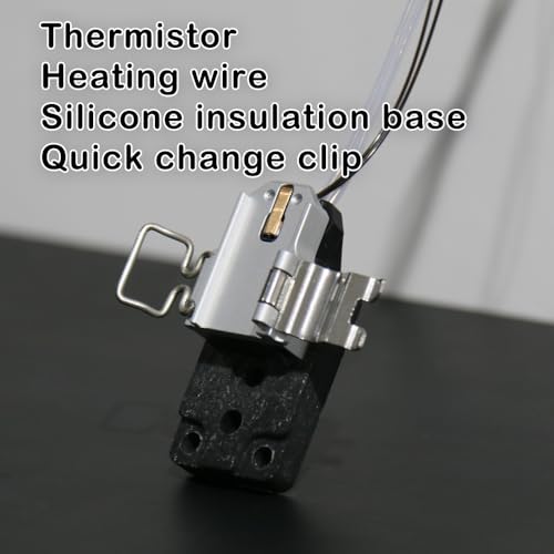 For BambuLab A1/A1mini Hotend Heating Assembly - A1 Series, A quick clamping mechanism is used to secure the heater block and heating base, no additional tools required, easy to install, fast heating