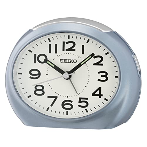 Seiko Tokai Bedroom Alarm Clock, Metallic Light Blue #TOP1