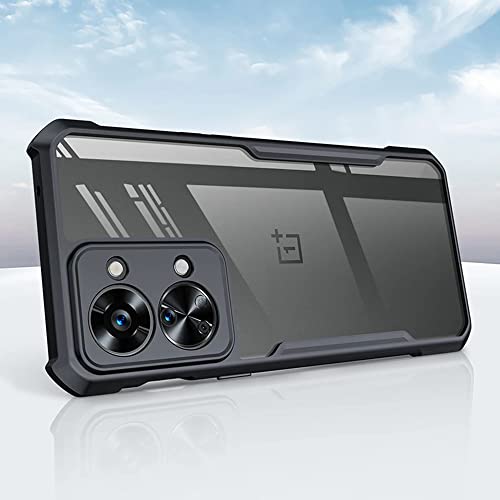 Image of RIGGEAR Xundd Back Cover Case Compatible with OnePlus Nord 2T 5G (Armor|Clear PC and TPU)
