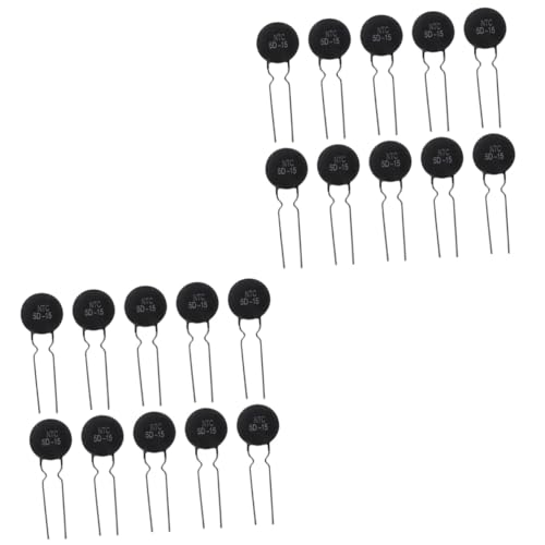 OUNONA 40pcs Thermistors Temperature for Electric Appliances Thermal Resistors Epoxy Coated Disc for Industrial Equipment Electronic Projects