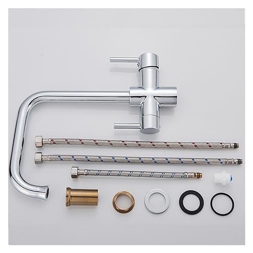 Robinet de cuisine eau pure nickel brossé mitigeur - 8