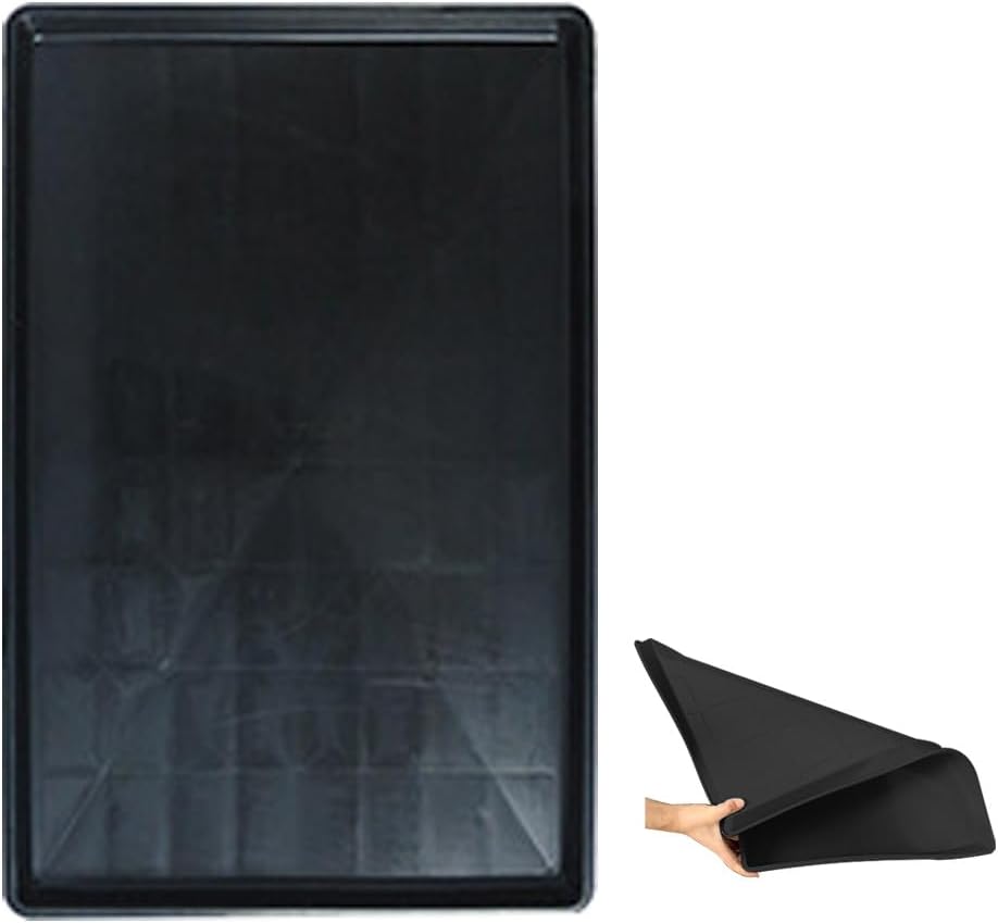 Plastic Bottom for Pet Cages Crates Replacement Tray Dog Crate Avoid Water or Spilling Out Dishwasher Safe Black 17.3" LX11.4 WX1.2 H
