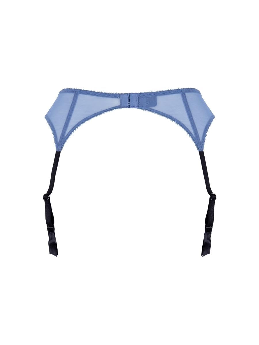 Gossard Superboost Pizzo 7712-MNL Reggicalze Blu Chiaro di Luna XLarge