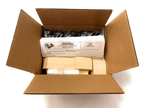 Maximum Velocity Derby Car Kits, Shaped | Bulk Pack (12) | Pre-Shaped Pine Block Kits Includes Wheels & Axles | Pinewood Car Kits #TOP1