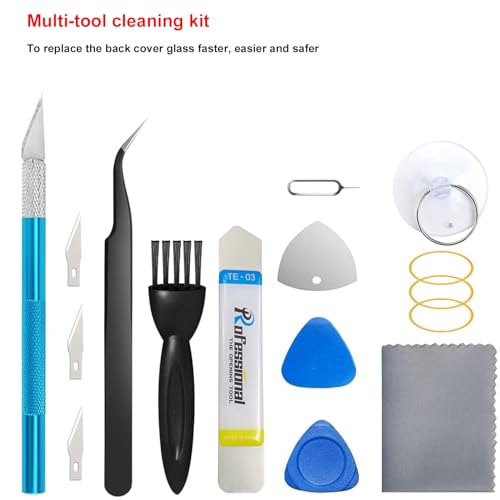 Istarfix Glass Breaker Pen Phone Blasting Pen Set For Iphone X Xs Max 11 12 13 14 15 16 Plus Pro Max Battery Back Cover Glass Replacement Smartphone Rear Camera Glasses Breaking Removal Tool Kit thumb #5