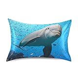 Taie d'oreiller douce pour la peau: en polyester de soie doux et durable, naturel, respirant, hypoallergénique et résistant à la décoloration. Nos jolies taies d'oreiller sont garanties douces pour vos cheveux et votre peau.