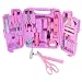 Produktbild P & K 96-teiliges Werkzeugset in Pink  Stilvolles und vielseitiges Set für Haushalt, Reparaturen und DIY-Projekte  Praktisch und modisch gestaltet