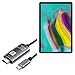 BoxWave Cable Compatible with Samsung Galaxy Tab S5e LTE - SmartDisplay Cable - USB Type-C to HDMI (6 ft), USB C/HDMI Cable - Jet Black