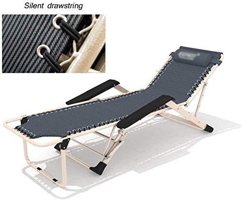 Fauteuil lounge pliable de jardin inclinable et siege zero gravity