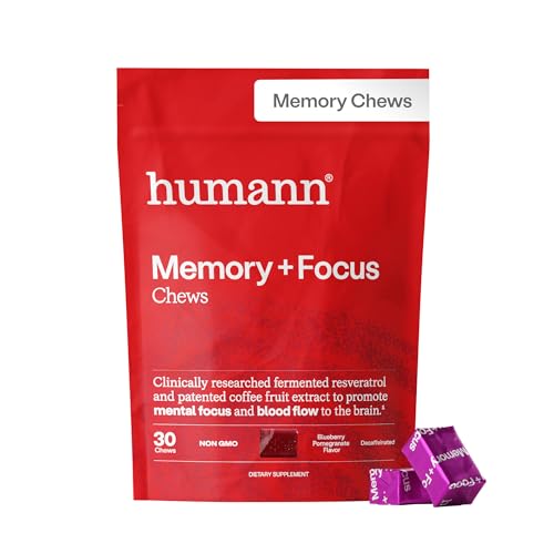 Humann SuperBeets Brain Supplements for memory and focus chews