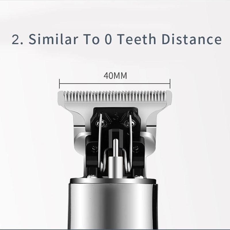 Miniatura 5 de Cortadora de pelo Máquina de corte de pelo, hoja de cerámica, corte de pelo para adultos de bajo ruido, cortadora de pelo profesional para hombres,