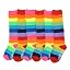 6-pairs Non-skid Double Rainbow