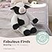 Bearington Cowlin The Cow Plush Toy: 15” Tall Friendly Stuffed Farm Animal, Black and White with Velour Faux-Fur and Soft Horns; Surface Washable - for Boys, Girls, Animal Lovers of All Ages