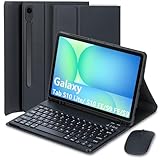Étui avec clavier pour Galaxy Tab S10 FE/S9 FE/Tab S9/S8/S7 : cet étui est uniquement compatible avec le Samsung Galaxy Tab S10 FE 5G 10,9