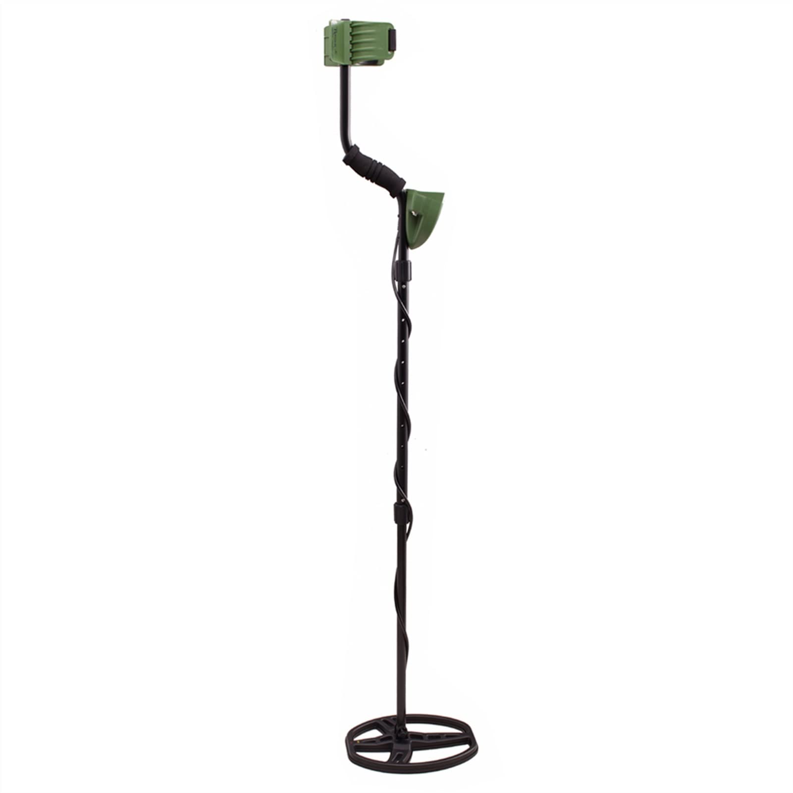 Subterráneo Detector de Metales Bobina a Prueba Agua Hunter Excavadora la Moneda Detección Monedas Auriculares Detector industriales Mango ergonómico(Groen)