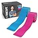 Produktbild TRUETAPE® Kinesiotape  BASIC Precut  2x 20 Streifen (25 cm x 5 cm)  Vorgeschnittene Kinesiotapes  Wasserfestes & Elastisches Physiotape für Alltag & Sport  Blau & Pink