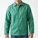 Magid 1830S SparkGuard Flame Resistant Cotton Standard Weight Jacket, 30" Length, Small, Green