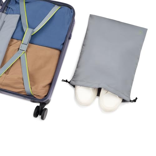 Image of Skybags Plastic Trunk Cabin Trolley Bag, 55cm | Small Hardsided Luggage with Smooth 8 Spinner Wheel & TSA Lock | Suitcase for Travel | 5-Year International Warranty (Navy)