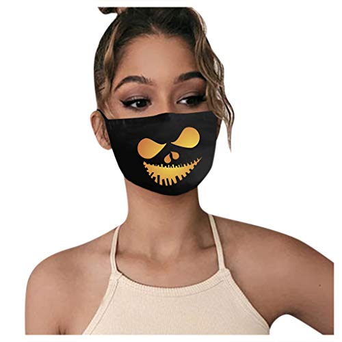 Preisvergleich Produktbild Covermason Halloween Maake Mund Schutz mit Fliter Mundbedeckung Waschbar Schutz für Mund und Nasen