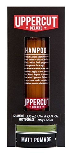 Duo Packs by Uppercut Deluxe Shampoo & Matt Pomade 100g 250ml