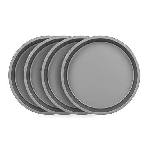 G & S Metal Products Company Baker Eze 9" Round Cake Pan, Set of 4