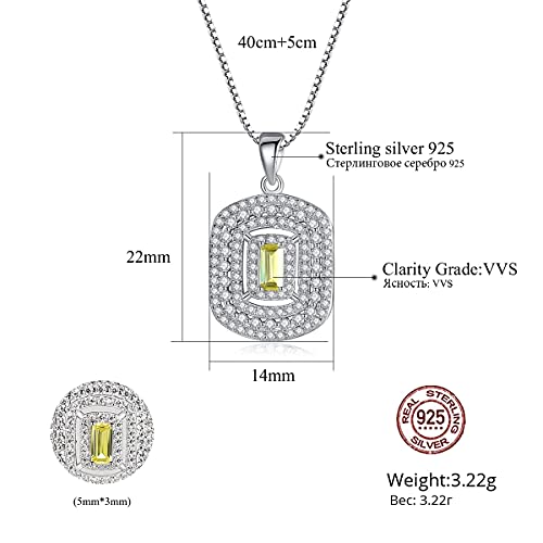 Bijoux fins collier topaze véritable pendentif de mariage luxe - 5