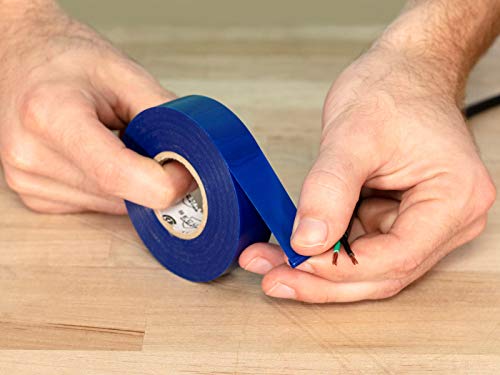 Image of Secure Blue Electrical Tape 3 /4 Inch x 66 Feet - Single Roll