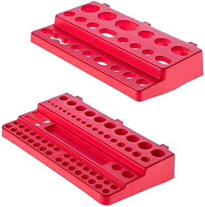 Portautensili Da Parete KADAX | Organizzatore Attrezzi Per Garage E Officina | 2 Pezzi Corti | Rosso - Foto 11