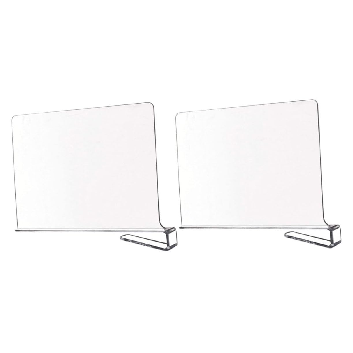 GLEAVI 2pcs Transparent Cabinet Divider Dividers Closet Clothes Cabinets Closet Shelf Organization Clear Shelf Separators Laundry Organizing Organizer Closets for Acrylic