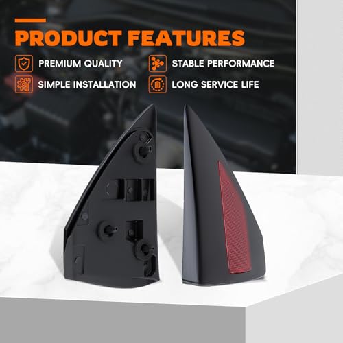 Image of GoaMotors Right Side Tail Lights Panel Mount Reflector Cover 1518783-00-A Fit for Tesla Model 3 2017-2020 Model Y 2020 Rear Tail Light Cover 1100781-99-D