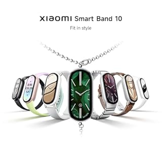 XIAOMI Smart Band 10 Bracciale Fitness, smartwatch, autonomia di 21 gg, ricarica rapida, 150+ modalità sportive, monitoraggio benessere e sonno, HyperOS 2.0, resistenza all'acqua 5 ATM, Bussola, Nero