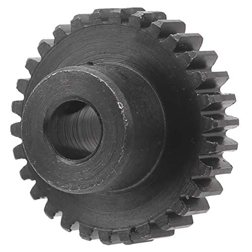 Zahnrad 30 Zähne aus Stahl – Stirnrad mit Modul 0,8 und 6 mm D-Bohrung, robustes Metall-Zahnrad für Modellbau, Industrie & Maschinen, Ersatzteil