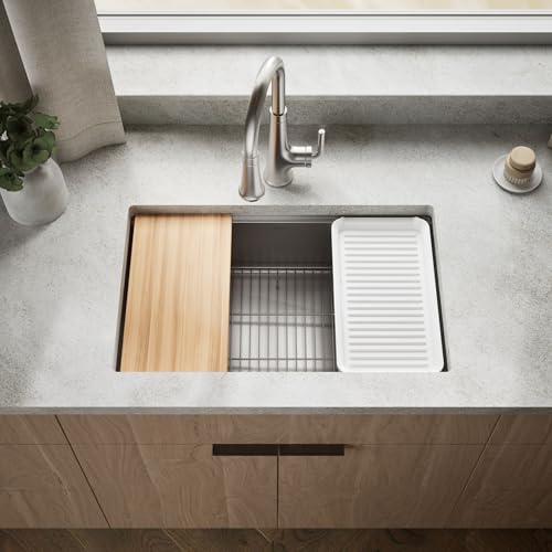 Kohler 33660-PC-NA Strive® 29" undermount single-bowl workstation kitchen sink, Stainless Steel by Kohler - Image 2
