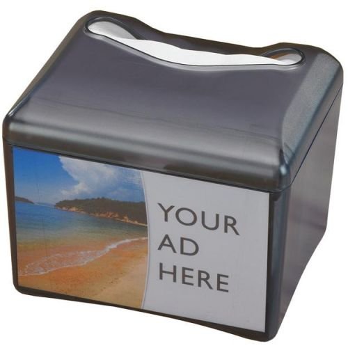 San Jamar Venue Black Pearl Fullfold Control Face Tabletop Napkin Dispenser, 6 8/9 X 6 1/2 X 6 1/8 Inch - 4 Per Case. #TOP19