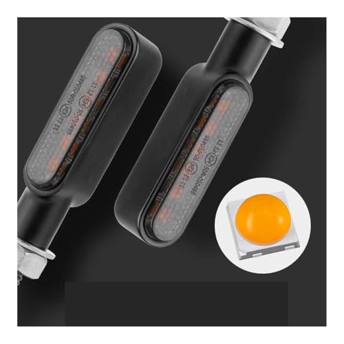 Clignotants LED pour moto feu 12V ambré visible brouillard - 2