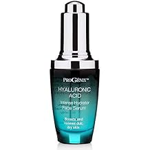 Progenix Hyaluronic Acid Face Serum Skin Care Booster. Intense Hydrating Serum With Hyaluronic Acid, Organic Aloe Vera, Vitamin E For Dry Skin & Fine Lines. 1 Fl Oz