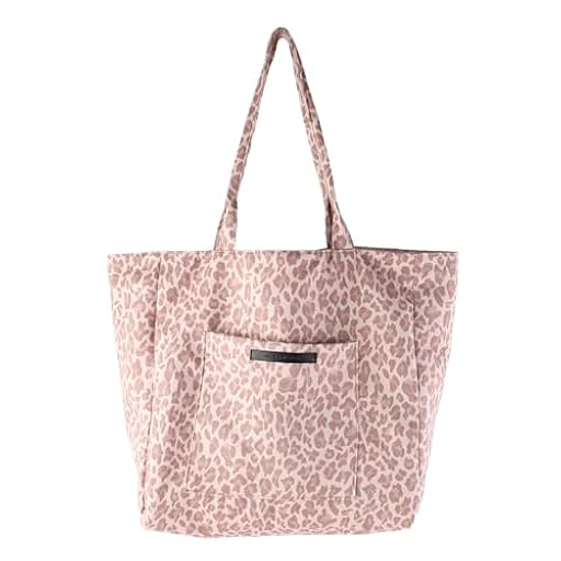 Geoyien Bolsos de Mujer, Bolso Grande Shopper Mujer, Patrón Leopardo de Moda, Suficiente para las Necesidades Diarias, Adecuado para Oficinas, Compras, Escuelas (Marrón) (Rosa) | Ya disponible en tu tienda friki favorita! En mundofriki.es!