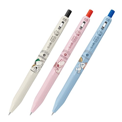Amazon | ゼブラ スヌーピー ジェルボールペン サラサクリップ 0.5mm